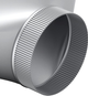 Bosch® 6" Stainless Steel Side/Rear Transition for Downdraft-1