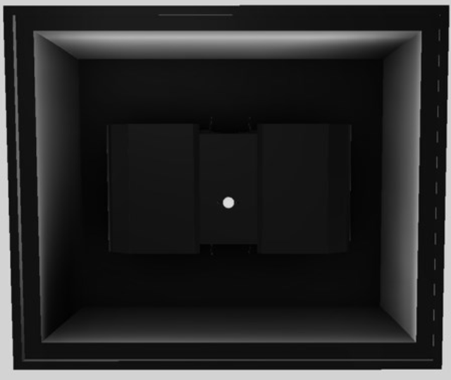 Vent-A-Hood® Designer Series 36" Black Island Range Hood-2