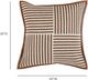 TOV Furniture Kora Brown Throw Pillow-2