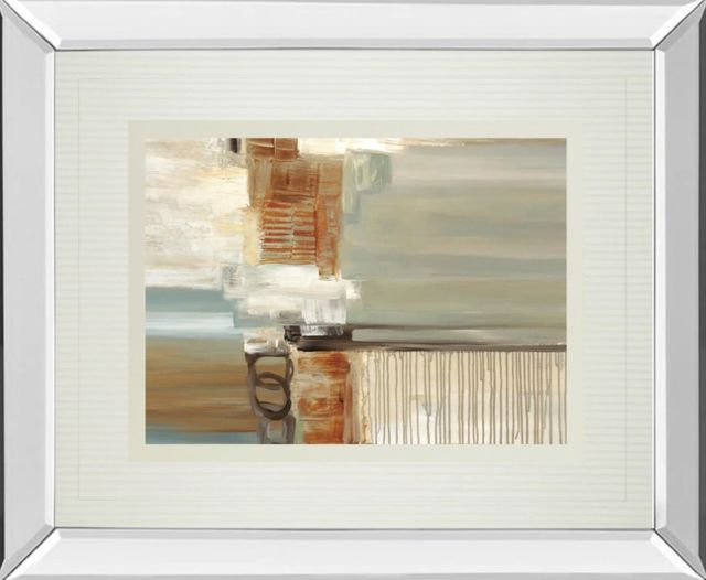 Classy Art Chiffon by Cat Tesla Mirror Framed Wall Art-0