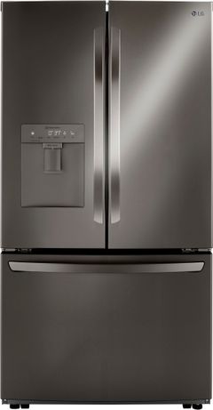 LG 36 in. 29.0 Cu. Ft. PrintProof™ Black Stainless Steel Smart Wi-Fi Enabled French Door Refrigerator