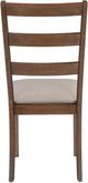 Monarch Specialties Inc. 2-Piece Beige/Walnut Side Chair Set-4