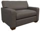 La-Z-Boy® Shiloh Greystone Leather Chair and a Half-0