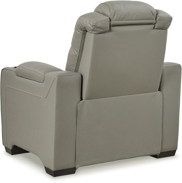 Signature Design by Ashley® Backtrack Gray Power Recliner-3