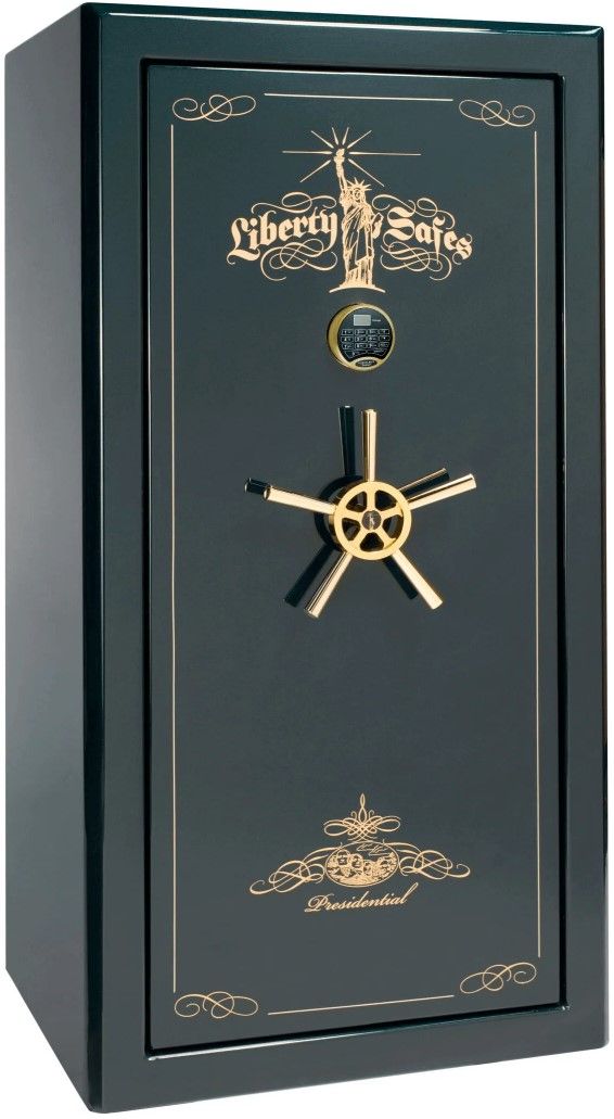 Liberty Safe Presidential Green Gloss 25 Electronic Lock Gun Safe-0