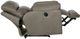 Catnapper® Costa Putty Leather Lay Flat Recliner-5