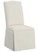 Fairfield® Customizable Entree Dining Camel Tall Back Skirted Dining Chair with Tobacco Legs-0
