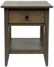 Amish Works Driftwood Brown End Table-2