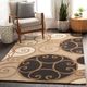 Surya Athena Khaki/Black 5'x8' Area Rug-4
