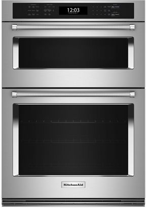 KitchenAid® 30" Stainless Steel Oven/Microwave Combo Electric Wall Oven