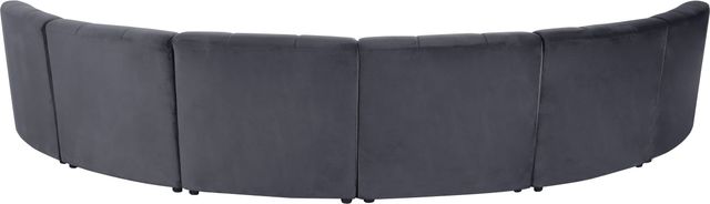 Meridian Furniture Limitless 6-Piece Grey Velvet Modular Sectional-3