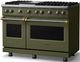 Viking® 5 Series 48" Martini Pro Style Gas (LP) Range with Brushed Brass Trim-2