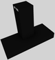 Vent-A-Hood® 48" Black Duct Free Wall Mounted Range Hood-4