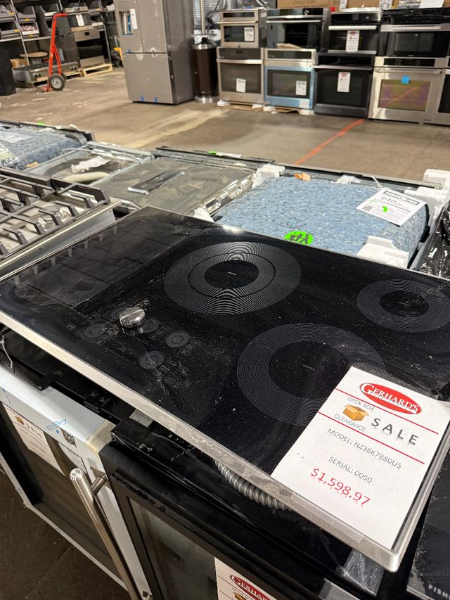 Samsung 36" Stainless Steel Induction Cooktop-0
