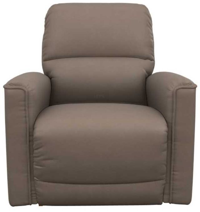 La-Z-Boy® Cade Stone Leather Power Rocking Recliner with Headrest and Lumbar-1