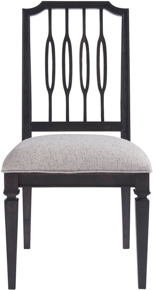 Clearance Universal Explore Home™ Set of 6 Midtown Coal/Coconut Metal Chair-2