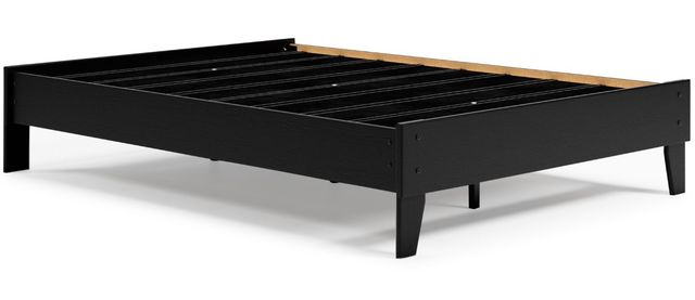 Signature Design by Ashley® Finch 5-Piece Black Full Platform Bed Set-1