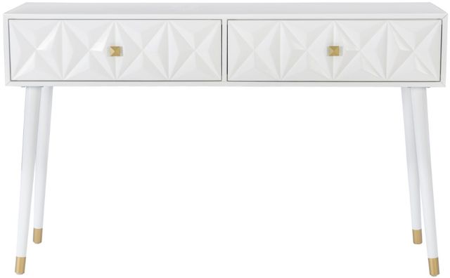 Linon Geo White Console Table-2