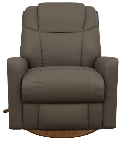 La-Z-Boy® Sparrow Otter Leather Manual Swivel Gliding Recliner-1