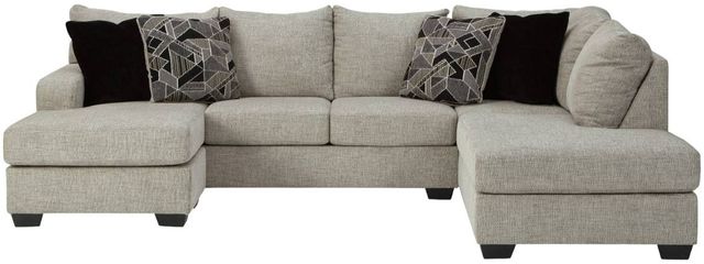 Benchcraft® Megginson 2-Piece Storm Left-Arm Facing Sectional and Chaise-2