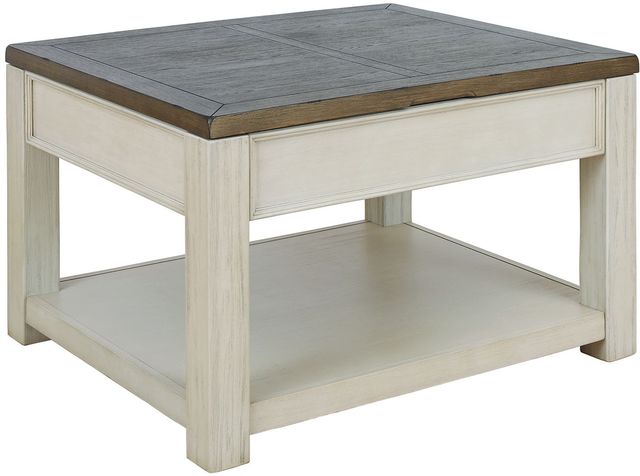 Signature Design by Ashley® Bolanburg 3-Piece Brown/White Living Room Table Set-1