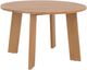 Moe's Home Collection Delta Natural Teak Outdoor Round Dining Table -0