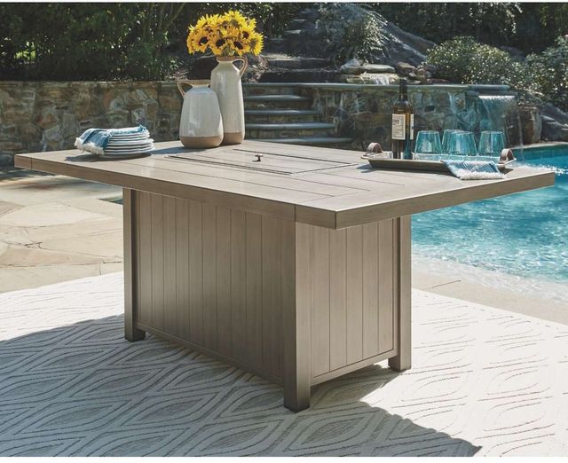 Signature Design by Ashley® Windon Barn Brown Rectangular Fire Pit Table-4