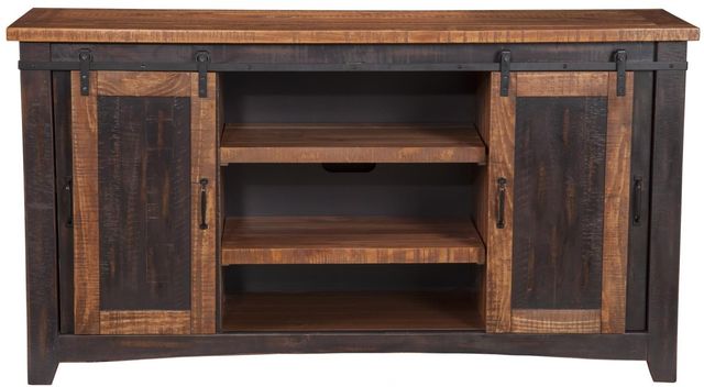 Martin Svensson Rustic Black/Brown Media Console-0