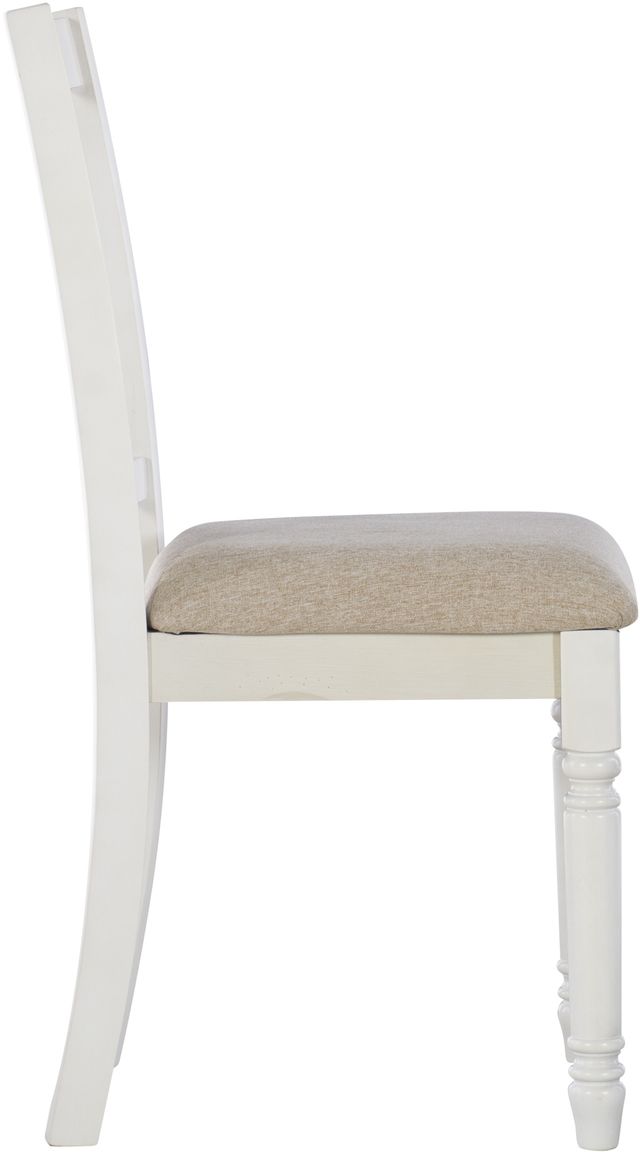 Powell® Willow Light Tan/Vanilla White Side Chair-4