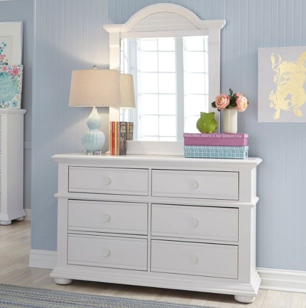 Liberty Furniture Summer House Oyster White Youth Dresser-1