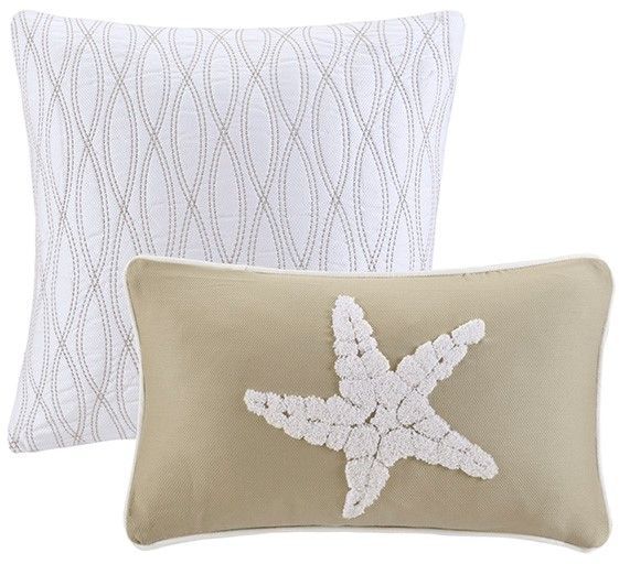 Olliix by Harbor House Coastline 6 Piece Khaki Queen Comforter Set-4
