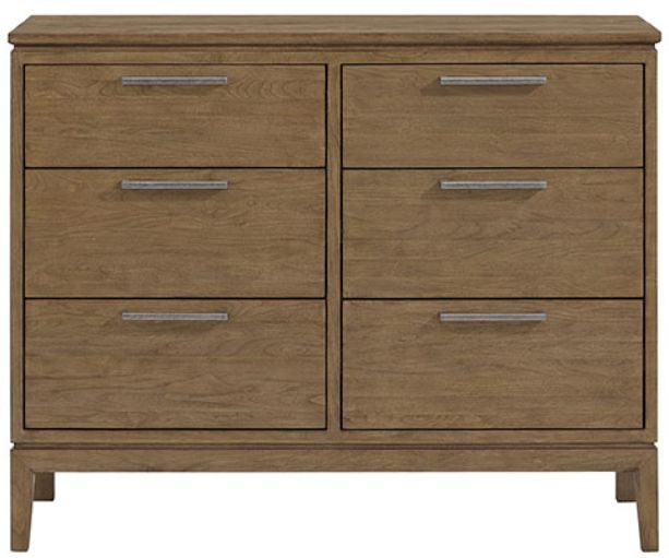 Whittier Wood® Furniture Bailey Nutmeg 60" Low Dresser-3