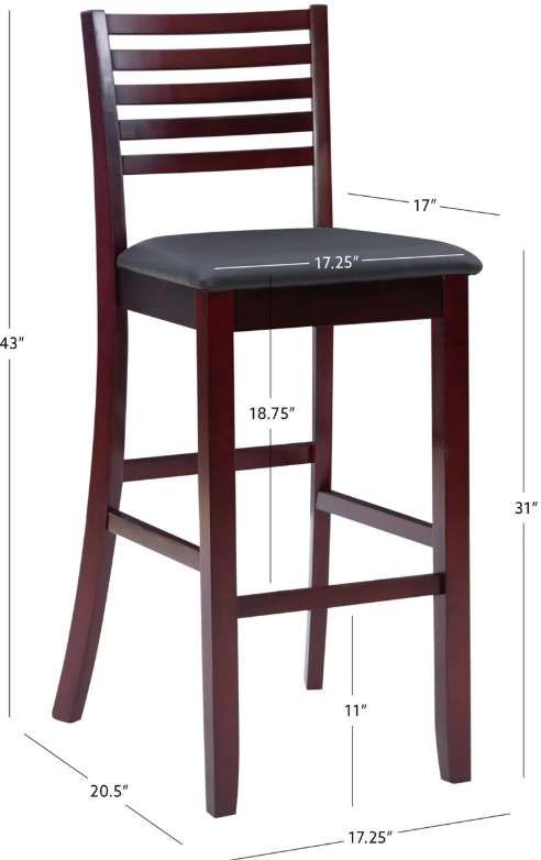 Linon Torino Espressor Counter Stool-2