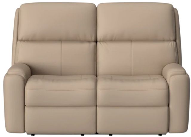 Flexsteel® Customizable Rio Leather Power Reclining Loveseat -4