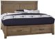 Artisan & Post by Vaughan-Bassett Cool Rustic Stone Gray Queen Storage Panel Bed-0