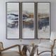 Uttermost® Graphite 3-Piece Horizon Framed Print Set-1
