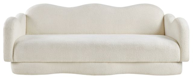Meridian Furniture Bloom Cream 82" Upholstered Sofa-1