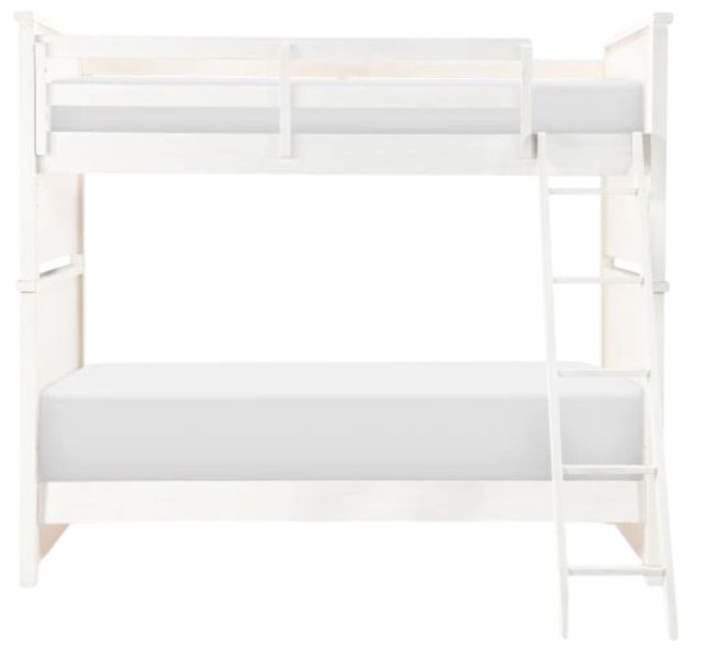 Legacy Kids Teen Flatiron White Twin/Twin Bunk Bed-2
