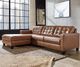 Signature Design by Ashley® Baskove 2-Piece Auburn Left-Arm Facing Sectional and Chaise-3