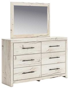 Benchcraft® Lawroy Light Natural Dresser and Mirror