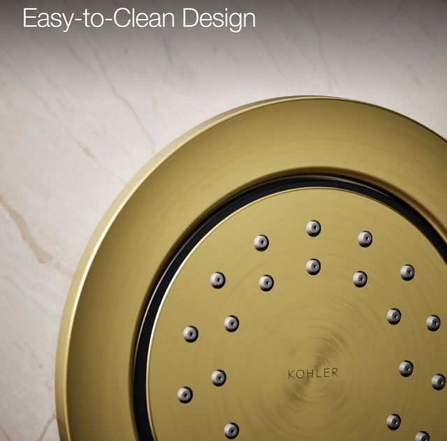 KOHLER® WaterTile® Vibrant Brushed Moderne Brass 1.0 GPM 27-Nozzle Single-Function Body Spray-4