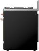 Ilve® Majestic III 30" Glossy Black Pro Style Dual Fuel Liquid Propane Range with Triple Glass Door and Copper Trim-3