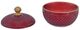 A & B Home Red Candy Jar-2
