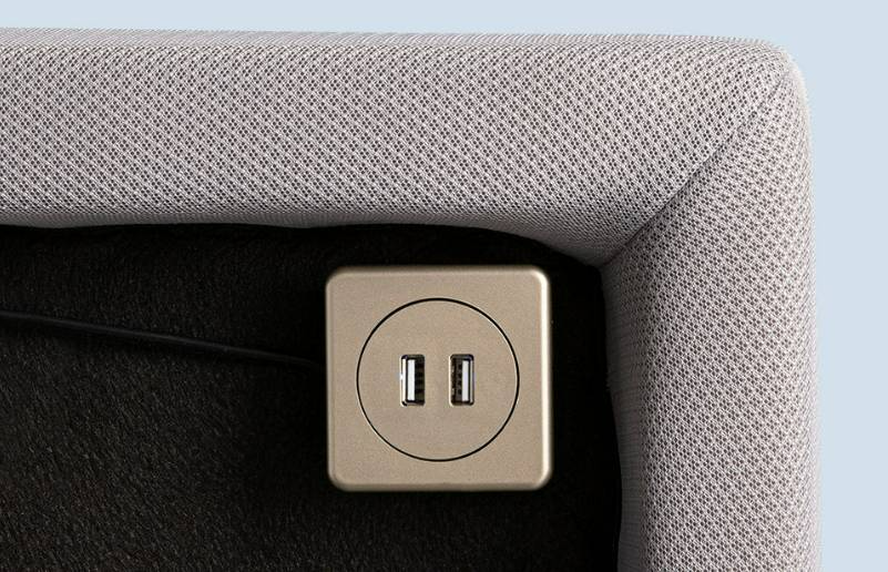 BEDGEAR® Flex LS™ Split King Adjustable Base, Includes 2 Pieces-4