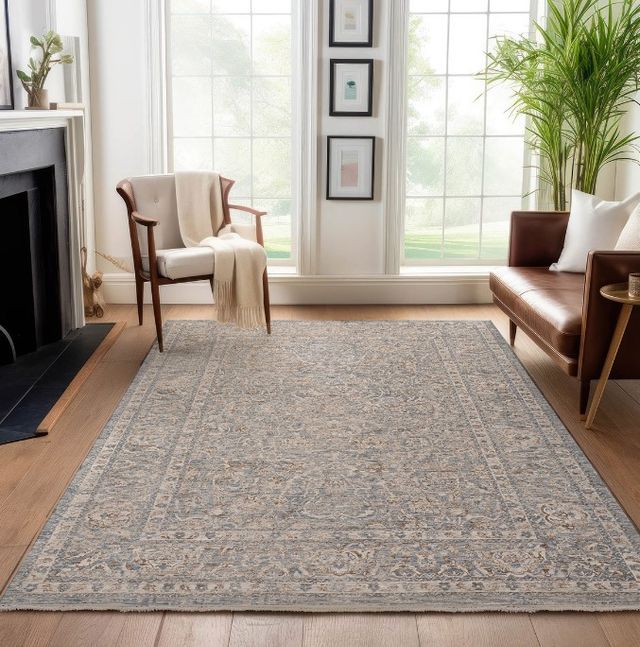 Dalyn™ Rug Company Vienna Denim 5'x8' Style 3 Area Rug-4