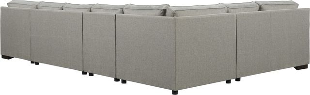 Benchcraft® Marsing Nuvella® 5-Piece Slate Right-Arm Facing Loveseat Sectional and Chaise-1