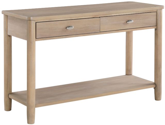 Homelegance® Myrna Wire Brushed Power Glaze Natural Sofa Table-0