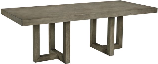Benchcraft® Anibecca 9-Piece Gray Dining Set-1