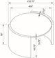 Coaster® Gladstone Distressed Gray Coffee Table-3
