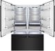 ZLINE 60 In. 32.2 Cu. Ft. Black Stainless Steel Built In French Door Refrigerator-2